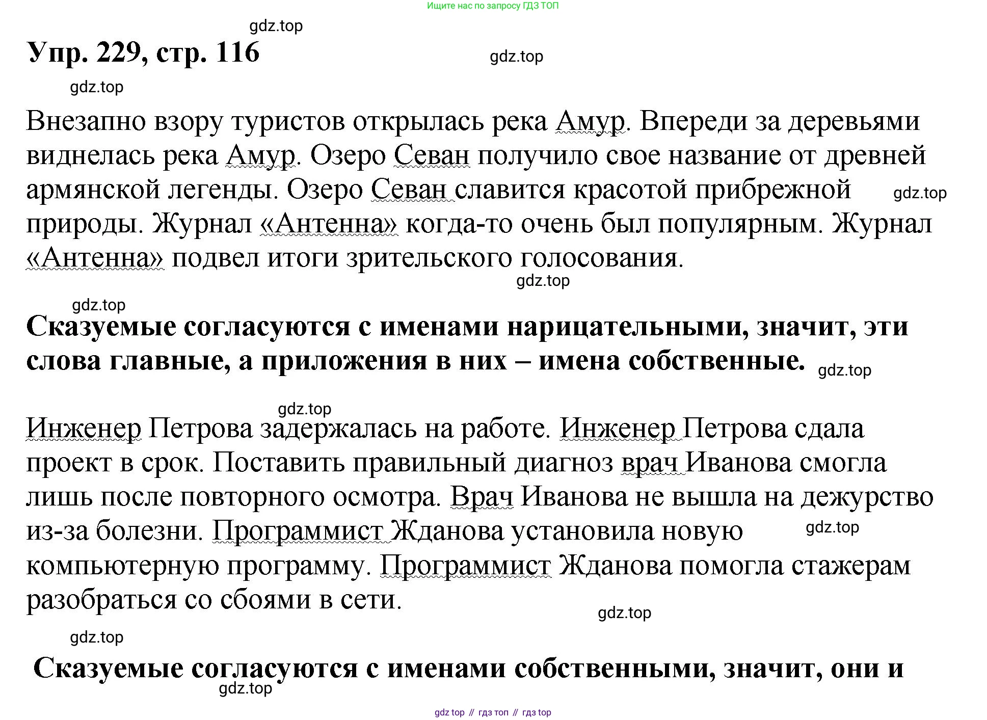 Русский язык, 8 класс Учебник, авторы: Бархударов Степан Григорьевич, Крючков Сергей Ефимович, Максимов Леонард Юрьевич, Чешко Лев Антонович, Николина Наталия Анатольевна, Мишина Клара Ивановна, Текучева Ирина Викторовна, Курцева Зоя Ивановна, Комиссарова Людмила Юрьевна, издательство Просвещение, Москва, 2023, зелёного цвета, страница 116, номер 229, Решение 1 (2023-2027)