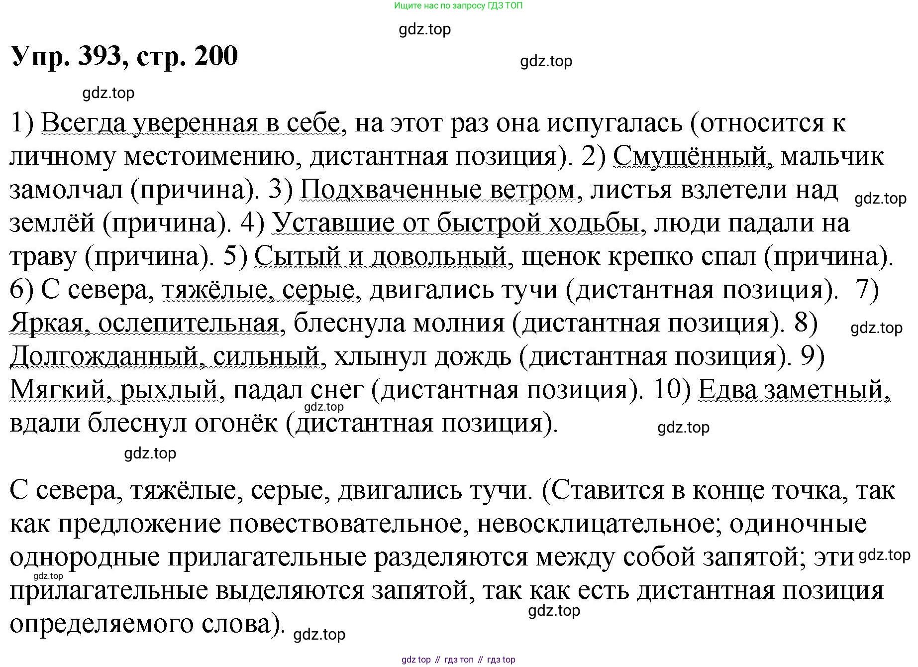 Русский язык, 8 класс Учебник, авторы: Бархударов Степан Григорьевич, Крючков Сергей Ефимович, Максимов Леонард Юрьевич, Чешко Лев Антонович, Николина Наталия Анатольевна, Мишина Клара Ивановна, Текучева Ирина Викторовна, Курцева Зоя Ивановна, Комиссарова Людмила Юрьевна, издательство Просвещение, Москва, 2023, зелёного цвета, страница 200, номер 393, Решение 1 (2023-2027)