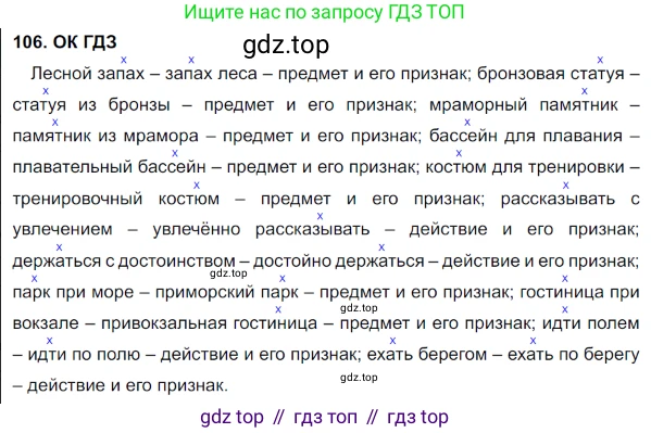 Русский язык, 8 класс Учебник, авторы: Бархударов Степан Григорьевич, Крючков Сергей Ефимович, Максимов Леонард Юрьевич, Чешко Лев Антонович, Николина Наталия Анатольевна, Мишина Клара Ивановна, Текучева Ирина Викторовна, Курцева Зоя Ивановна, Комиссарова Людмила Юрьевна, издательство Просвещение, Москва, 2023, зелёного цвета, страница 55, номер 106, Решение 3 (2023-2027)
