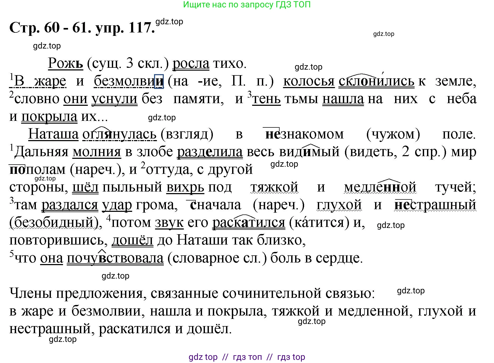 Русский язык, 8 класс Учебник, авторы: Бархударов Степан Григорьевич, Крючков Сергей Ефимович, Максимов Леонард Юрьевич, Чешко Лев Антонович, Николина Наталия Анатольевна, Мишина Клара Ивановна, Текучева Ирина Викторовна, Курцева Зоя Ивановна, Комиссарова Людмила Юрьевна, издательство Просвещение, Москва, 2023, зелёного цвета, страница 60, номер 117, Решение 1 (2024-2027)