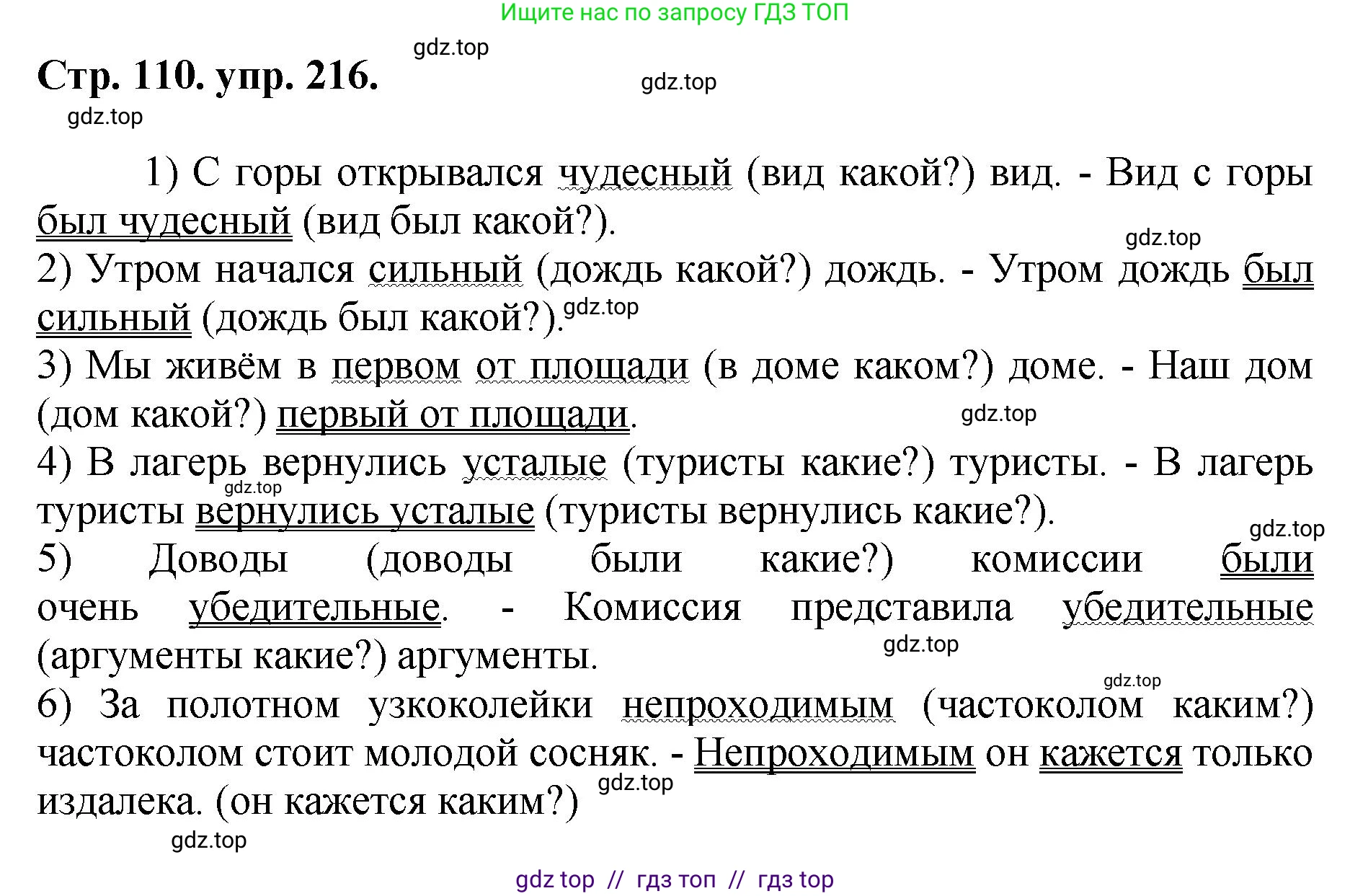 Русский язык, 8 класс Учебник, авторы: Бархударов Степан Григорьевич, Крючков Сергей Ефимович, Максимов Леонард Юрьевич, Чешко Лев Антонович, Николина Наталия Анатольевна, Мишина Клара Ивановна, Текучева Ирина Викторовна, Курцева Зоя Ивановна, Комиссарова Людмила Юрьевна, издательство Просвещение, Москва, 2023, зелёного цвета, страница 110, номер 216, Решение 1 (2024-2027)
