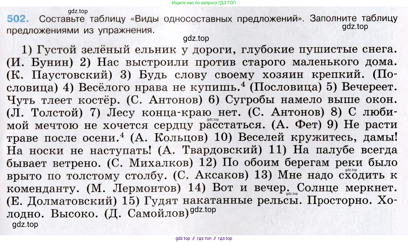 Русский язык, 8 класс Учебник, авторы: Бархударов Степан Григорьевич, Крючков Сергей Ефимович, Максимов Леонард Юрьевич, Чешко Лев Антонович, Николина Наталия Анатольевна, Мишина Клара Ивановна, Текучева Ирина Викторовна, Курцева Зоя Ивановна, Комиссарова Людмила Юрьевна, издательство Просвещение, Москва, 2023, зелёного цвета, страница 253, номер 502, Условие 2019-2022