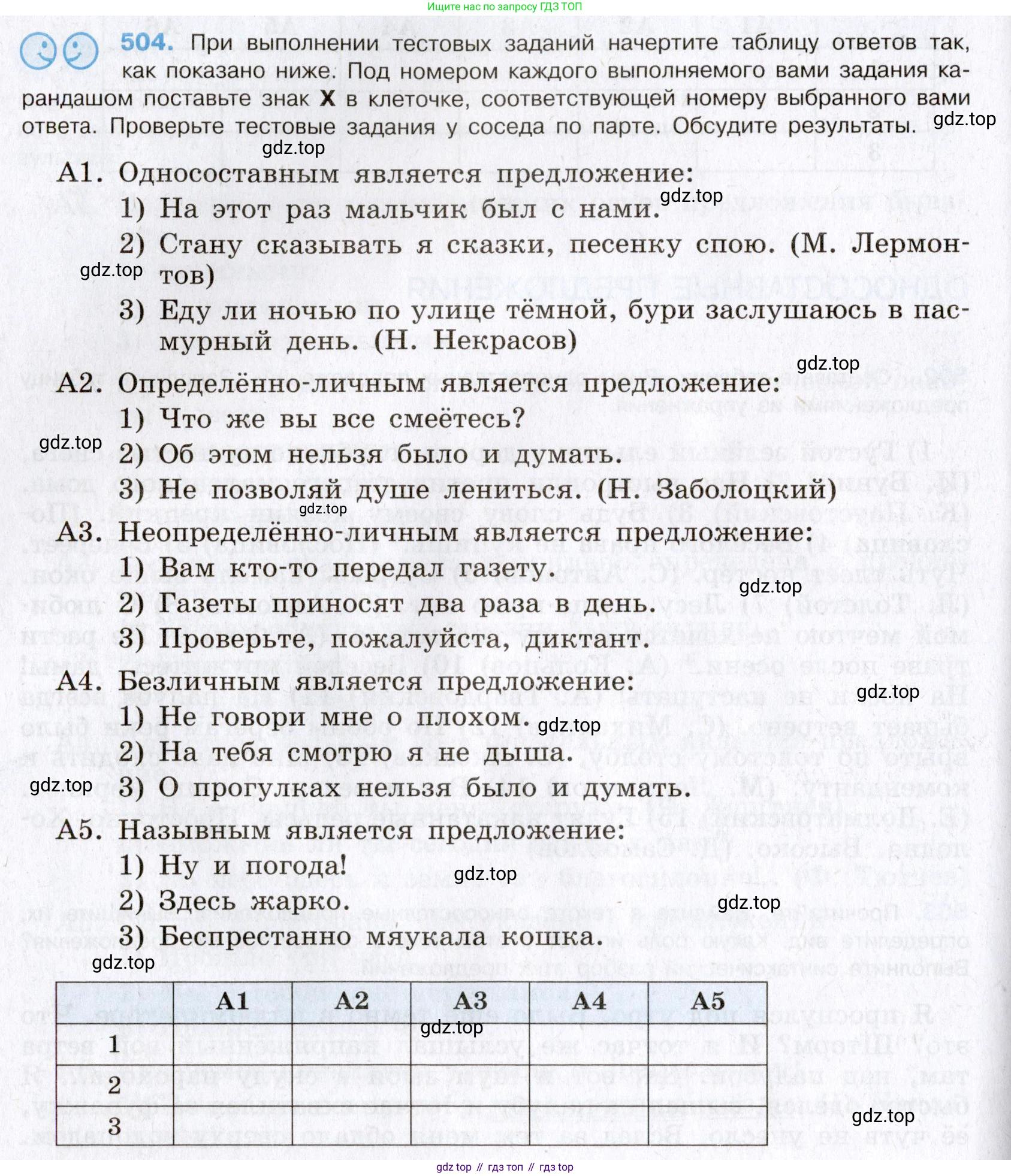 Русский язык, 8 класс Учебник, авторы: Бархударов Степан Григорьевич, Крючков Сергей Ефимович, Максимов Леонард Юрьевич, Чешко Лев Антонович, Николина Наталия Анатольевна, Мишина Клара Ивановна, Текучева Ирина Викторовна, Курцева Зоя Ивановна, Комиссарова Людмила Юрьевна, издательство Просвещение, Москва, 2023, зелёного цвета, страница 254, номер 504, Условие 2019-2022