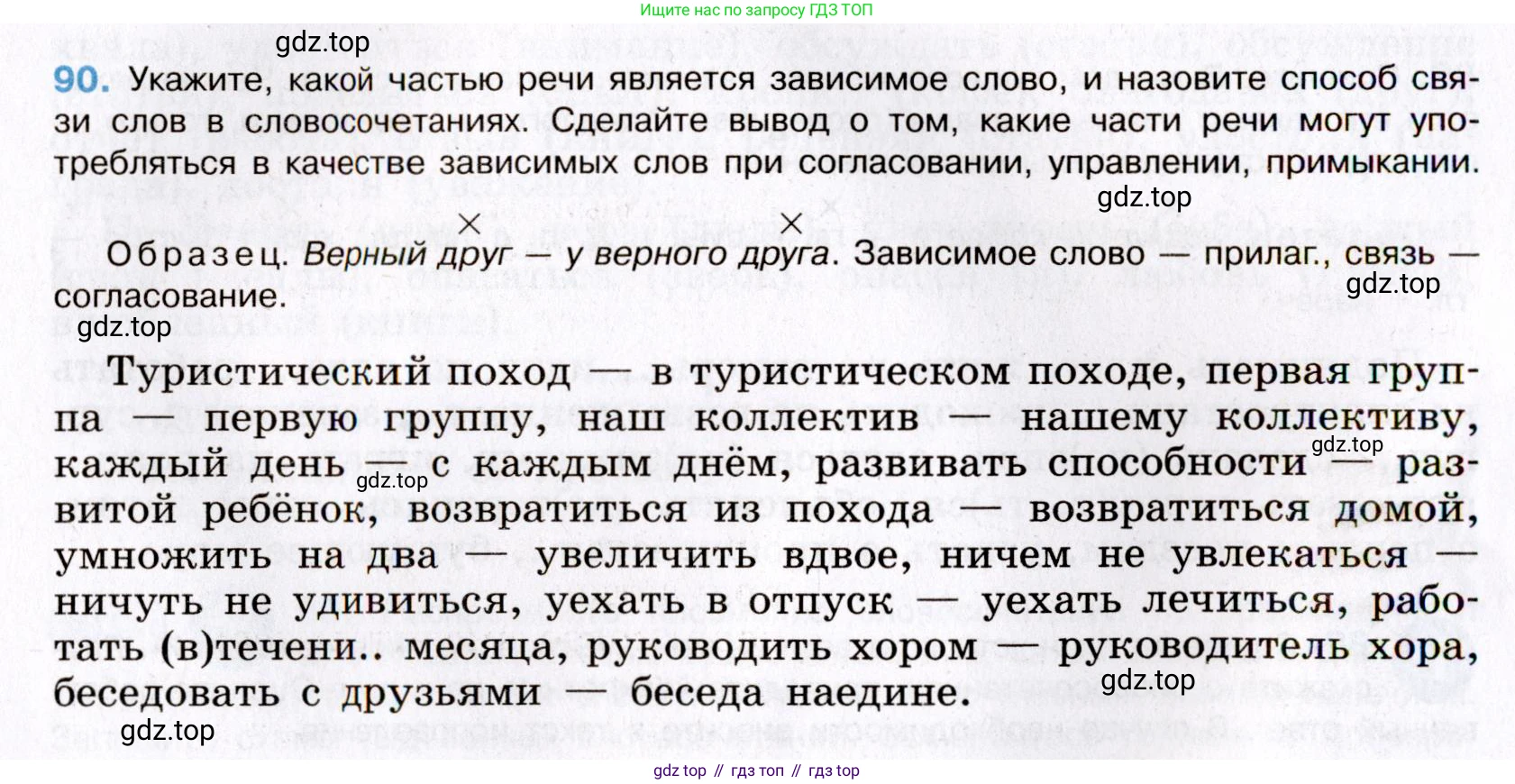 Русский язык, 8 класс Учебник, авторы: Бархударов Степан Григорьевич, Крючков Сергей Ефимович, Максимов Леонард Юрьевич, Чешко Лев Антонович, Николина Наталия Анатольевна, Мишина Клара Ивановна, Текучева Ирина Викторовна, Курцева Зоя Ивановна, Комиссарова Людмила Юрьевна, издательство Просвещение, Москва, 2023, зелёного цвета, страница 48, номер 90, Условие 2019-2022