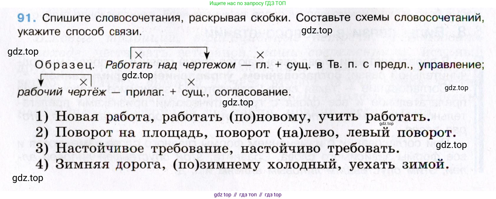 Русский язык, 8 класс Учебник, авторы: Бархударов Степан Григорьевич, Крючков Сергей Ефимович, Максимов Леонард Юрьевич, Чешко Лев Антонович, Николина Наталия Анатольевна, Мишина Клара Ивановна, Текучева Ирина Викторовна, Курцева Зоя Ивановна, Комиссарова Людмила Юрьевна, издательство Просвещение, Москва, 2023, зелёного цвета, страница 49, номер 91, Условие 2019-2022