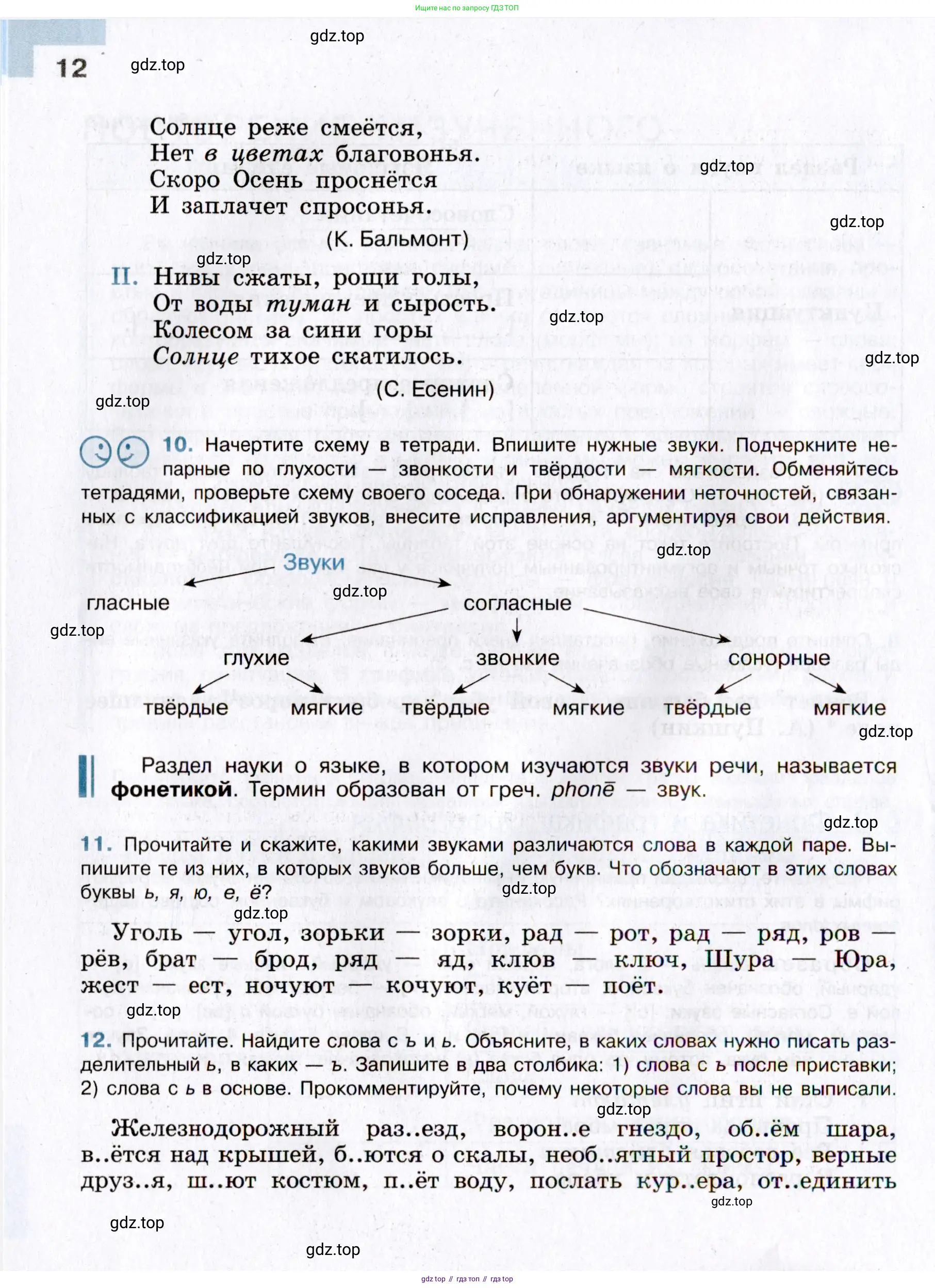 Русский язык, 8 класс Учебник, авторы: Бархударов Степан Григорьевич, Крючков Сергей Ефимович, Максимов Леонард Юрьевич, Чешко Лев Антонович, Николина Наталия Анатольевна, Мишина Клара Ивановна, Текучева Ирина Викторовна, Курцева Зоя Ивановна, Комиссарова Людмила Юрьевна, издательство Просвещение, Москва, 2023, зелёного цвета, страница 12