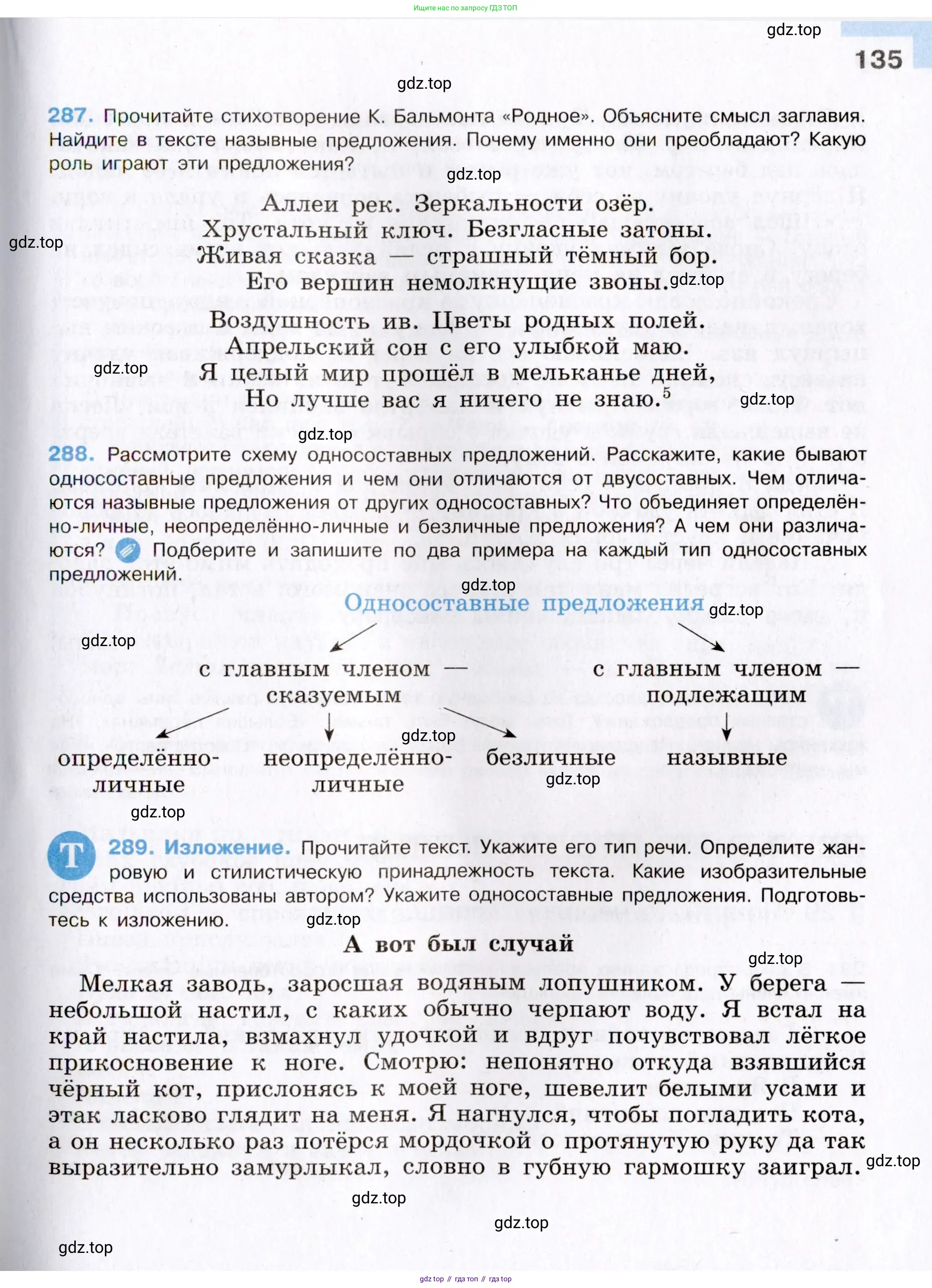 Русский язык, 8 класс Учебник, авторы: Бархударов Степан Григорьевич, Крючков Сергей Ефимович, Максимов Леонард Юрьевич, Чешко Лев Антонович, Николина Наталия Анатольевна, Мишина Клара Ивановна, Текучева Ирина Викторовна, Курцева Зоя Ивановна, Комиссарова Людмила Юрьевна, издательство Просвещение, Москва, 2023, зелёного цвета, страница 135