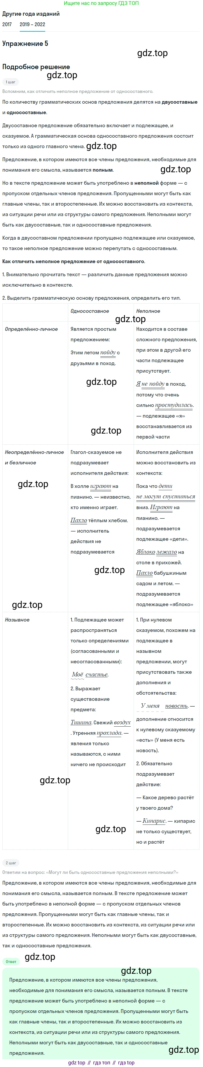 Русский язык, 8 класс Учебник, авторы: Бархударов Степан Григорьевич, Крючков Сергей Ефимович, Максимов Леонард Юрьевич, Чешко Лев Антонович, Николина Наталия Анатольевна, Мишина Клара Ивановна, Текучева Ирина Викторовна, Курцева Зоя Ивановна, Комиссарова Людмила Юрьевна, издательство Просвещение, Москва, 2023, зелёного цвета, страница 127, номер 5, Решение 1 (2019-2023)