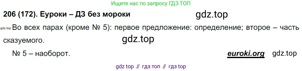 Русский язык, 8 класс Учебник, авторы: Бархударов Степан Григорьевич, Крючков Сергей Ефимович, Максимов Леонард Юрьевич, Чешко Лев Антонович, Николина Наталия Анатольевна, Мишина Клара Ивановна, Текучева Ирина Викторовна, Курцева Зоя Ивановна, Комиссарова Людмила Юрьевна, издательство Просвещение, Москва, 2023, зелёного цвета, страница 107, номер 206, Решение 3 (2019-2022)