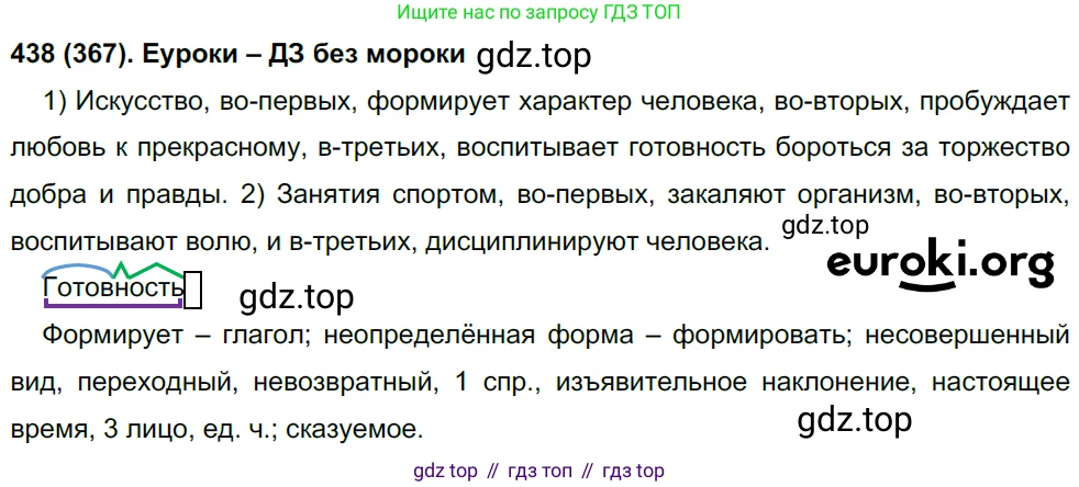Русский язык, 8 класс Учебник, авторы: Бархударов Степан Григорьевич, Крючков Сергей Ефимович, Максимов Леонард Юрьевич, Чешко Лев Антонович, Николина Наталия Анатольевна, Мишина Клара Ивановна, Текучева Ирина Викторовна, Курцева Зоя Ивановна, Комиссарова Людмила Юрьевна, издательство Просвещение, Москва, 2023, зелёного цвета, страница 223, номер 438, Решение 3 (2019-2022)