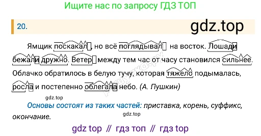 Русский язык, 8 класс Учебник, авторы: Бархударов Степан Григорьевич, Крючков Сергей Ефимович, Максимов Леонард Юрьевич, Чешко Лев Антонович, Николина Наталия Анатольевна, Мишина Клара Ивановна, Текучева Ирина Викторовна, Курцева Зоя Ивановна, Комиссарова Людмила Юрьевна, издательство Просвещение, Москва, 2023, зелёного цвета, страница 15, номер 20, Решение 4 (2019-2022)