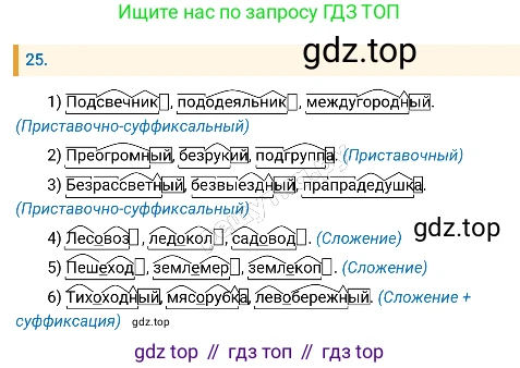 Русский язык, 8 класс Учебник, авторы: Бархударов Степан Григорьевич, Крючков Сергей Ефимович, Максимов Леонард Юрьевич, Чешко Лев Антонович, Николина Наталия Анатольевна, Мишина Клара Ивановна, Текучева Ирина Викторовна, Курцева Зоя Ивановна, Комиссарова Людмила Юрьевна, издательство Просвещение, Москва, 2023, зелёного цвета, страница 16, номер 25, Решение 4 (2019-2022)