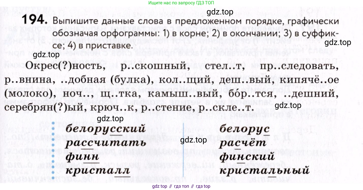 ГДЗ Русский язык, 8 класс Учебник, авторы: Пичугов Юрий Степанович, Еремеева Ангелина Павловна, Купалова Александра Юльевна, Леденёва В В, Лидман-Орлова Галина Кузьминична, Молодцова Светлана Николаевна, Пахнова Т М, Пименова Светлана Николаевна, Талалаева Л Ф, Фоминых Б И, издательство Просвещение, Москва, 2021, белого цвета, страница 91, номер 194, Условие