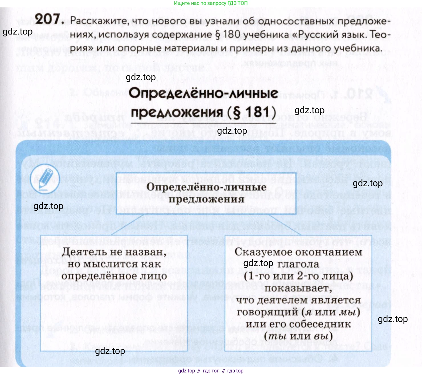 ГДЗ Русский язык, 8 класс Учебник, авторы: Пичугов Юрий Степанович, Еремеева Ангелина Павловна, Купалова Александра Юльевна, Леденёва В В, Лидман-Орлова Галина Кузьминична, Молодцова Светлана Николаевна, Пахнова Т М, Пименова Светлана Николаевна, Талалаева Л Ф, Фоминых Б И, издательство Просвещение, Москва, 2021, белого цвета, страница 97, номер 207, Условие