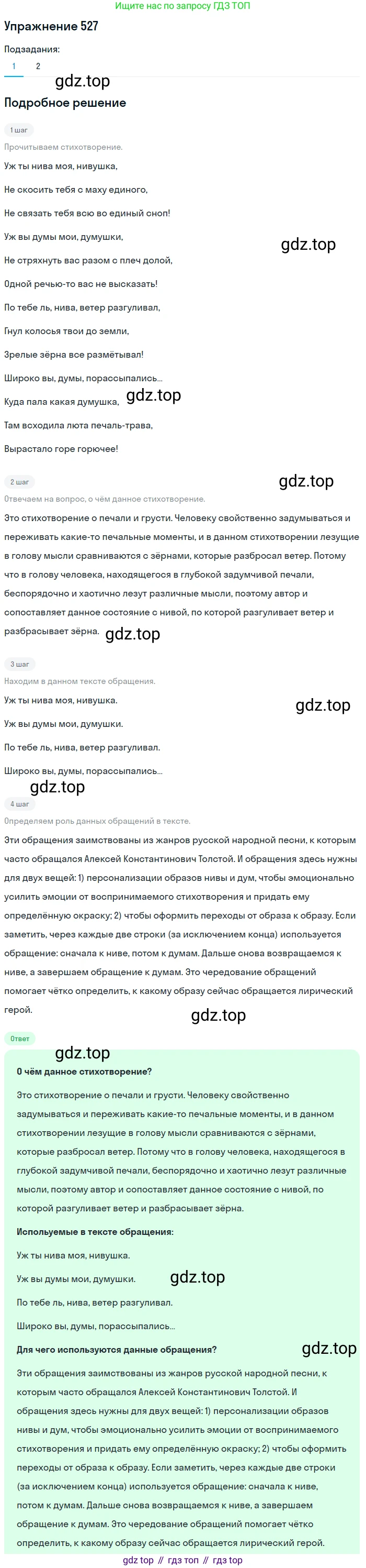 ГДЗ Русский язык, 8 класс Учебник, авторы: Пичугов Юрий Степанович, Еремеева Ангелина Павловна, Купалова Александра Юльевна, Леденёва В В, Лидман-Орлова Галина Кузьминична, Молодцова Светлана Николаевна, Пахнова Т М, Пименова Светлана Николаевна, Талалаева Л Ф, Фоминых Б И, издательство Просвещение, Москва, 2021, белого цвета, страница 248, номер 527, Решение 2