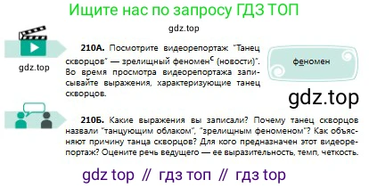 Русский язык, 8 класс Учебник, авторы: Сабитова Зинаида Какбаевна, Скляренко Ксения Сергеевна, издательство Мектеп, Алматы, 2018, страница 134, номер 210, Условия