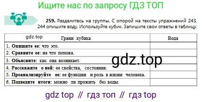 Русский язык, 8 класс Учебник, авторы: Сабитова Зинаида Какбаевна, Скляренко Ксения Сергеевна, издательство Мектеп, Алматы, 2018, страница 163, номер 259, Условия
