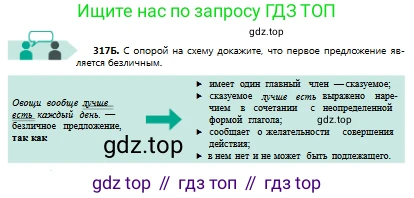 Русский язык, 8 класс Учебник, авторы: Сабитова Зинаида Какбаевна, Скляренко Ксения Сергеевна, издательство Мектеп, Алматы, 2018, страница 192, номер 317, Условия (продолжение 2)