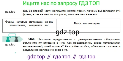 Русский язык, 8 класс Учебник, авторы: Сабитова Зинаида Какбаевна, Скляренко Ксения Сергеевна, издательство Мектеп, Алматы, 2018, страница 207, номер 346, Условия (продолжение 2)