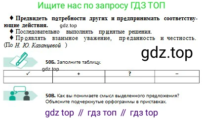Русский язык, 8 класс Учебник, авторы: Сабитова Зинаида Какбаевна, Скляренко Ксения Сергеевна, издательство Мектеп, Алматы, 2018, страница 34, номер 50, Условия (продолжение 2)