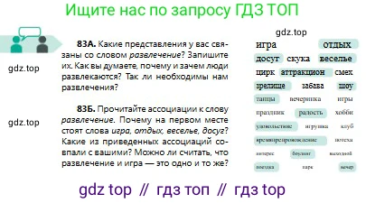 Русский язык, 8 класс Учебник, авторы: Сабитова Зинаида Какбаевна, Скляренко Ксения Сергеевна, издательство Мектеп, Алматы, 2018, страница 55, номер 83, Условия