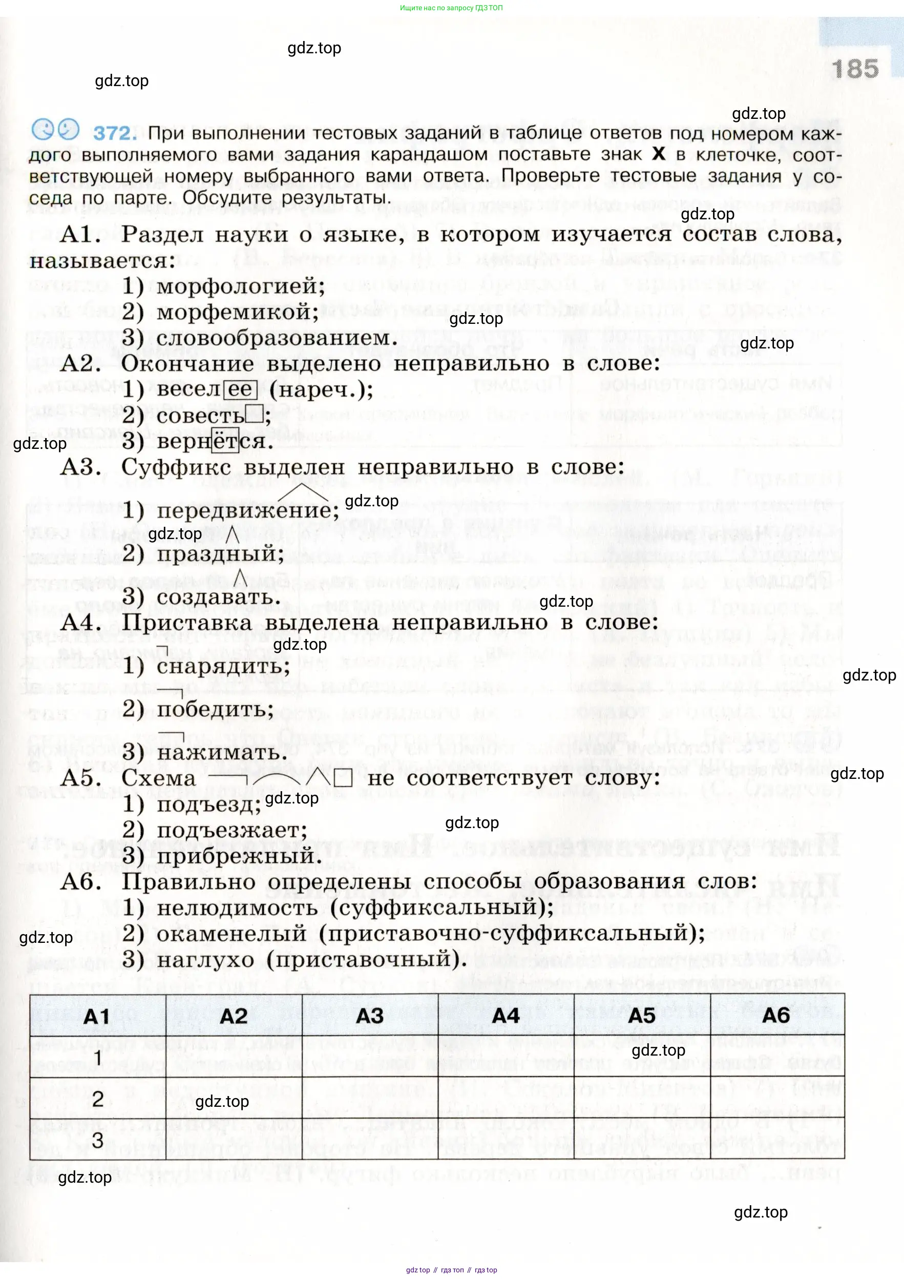 Русский язык, 9 класс Учебник, авторы: Бархударов Степан Григорьевич, Крючков Сергей Ефимович, Максимов Леонард Юрьевич, Чешко Лев Антонович, Николина Наталия Анатольевна, Мишина Клара Ивановна, Текучева Ирина Викторовна, Курцева Зоя Ивановна, Комиссарова Людмила Юрьевна, издательство Просвещение, Москва, 2023, салатового цвета, страница 185