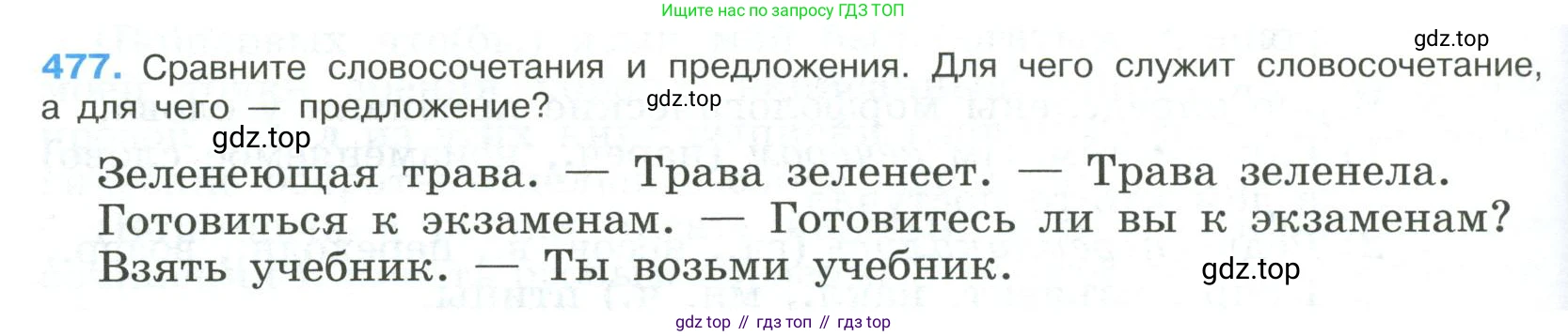 ГДЗ Русский язык, 9 класс Учебник, авторы: Бархударов Степан Григорьевич, Крючков Сергей Ефимович, Максимов Леонард Юрьевич, Чешко Лев Антонович, Николина Наталия Анатольевна, Мишина Клара Ивановна, Текучева Ирина Викторовна, Курцева Зоя Ивановна, Комиссарова Людмила Юрьевна, издательство Просвещение, Москва, 2023, салатового цвета, страница 242, номер 477, Условие 2023