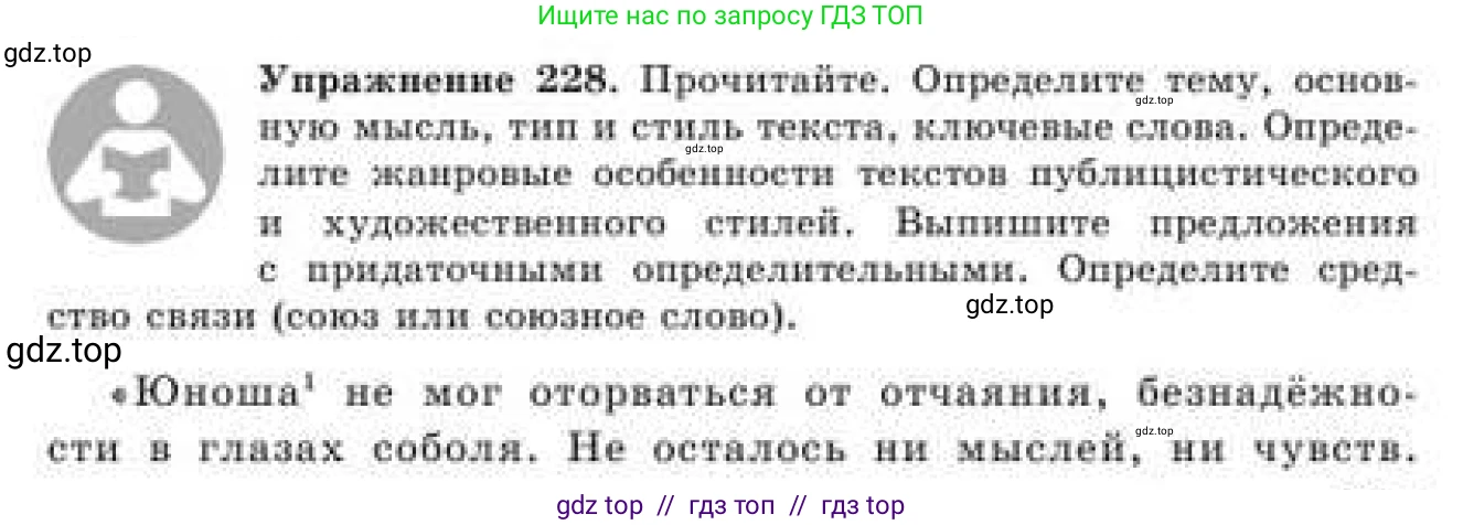 Русский язык, 9 класс Учебник, авторы: Кульгильдинова Тулебике Алимжановна, Кажигалиева Гульмира Абзалхановна, Багдашкина Ирина Васильевна, издательство Атамұра, Алматы, 2019, жёлтого цвета, страница 127, номер 228, Условие