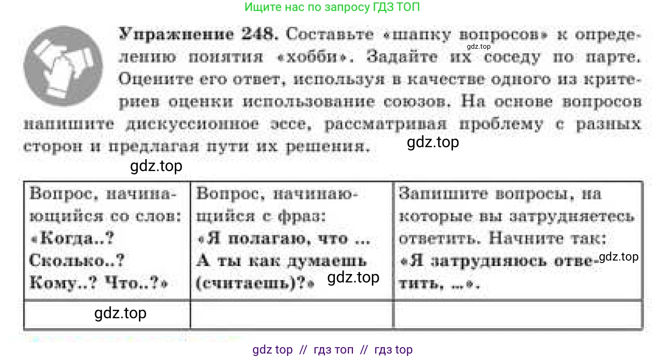 Русский язык, 9 класс Учебник, авторы: Кульгильдинова Тулебике Алимжановна, Кажигалиева Гульмира Абзалхановна, Багдашкина Ирина Васильевна, издательство Атамұра, Алматы, 2019, жёлтого цвета, страница 139, номер 248, Условие