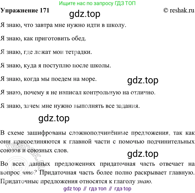 ГДЗ Русский язык, 9 класс Учебник, авторы: Рыбченкова Лидия Макаровна, Александрова Ольга Макаровна, Загоровская Ольга Владимировна, Нарушевич Андрей Георгиевич, Григорьев Андрей Владимирович, издательство Просвещение, Москва, 2019, красного цвета, страница 100, номер 171, Решение 1