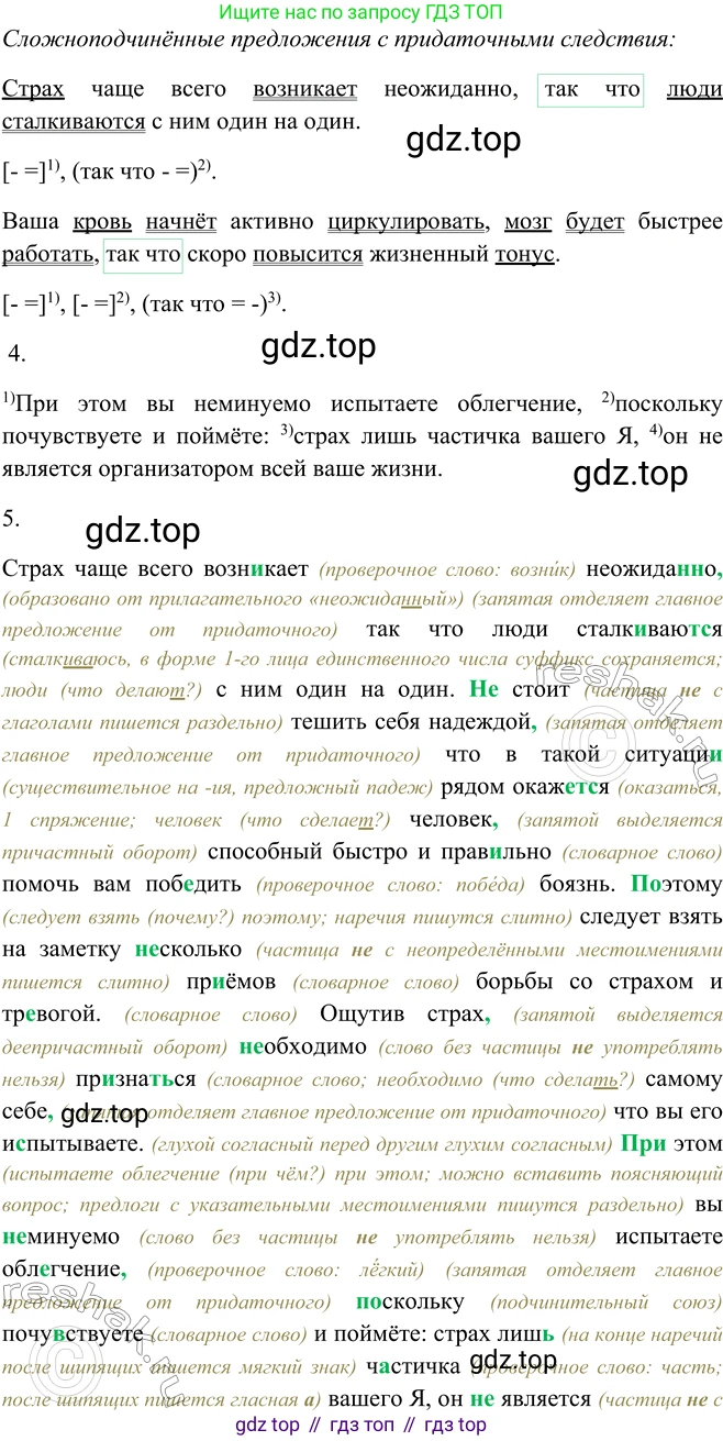 ГДЗ Русский язык, 9 класс Учебник, авторы: Рыбченкова Лидия Макаровна, Александрова Ольга Макаровна, Загоровская Ольга Владимировна, Нарушевич Андрей Георгиевич, Григорьев Андрей Владимирович, издательство Просвещение, Москва, 2019, красного цвета, страница 117, номер 207, Решение 1 (продолжение 2)