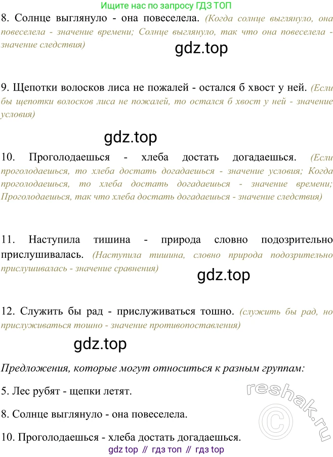 ГДЗ Русский язык, 9 класс Учебник, авторы: Рыбченкова Лидия Макаровна, Александрова Ольга Макаровна, Загоровская Ольга Владимировна, Нарушевич Андрей Георгиевич, Григорьев Андрей Владимирович, издательство Просвещение, Москва, 2019, красного цвета, страница 168, номер 295, Решение 1 (продолжение 2)