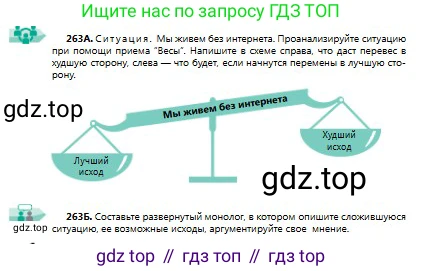 Русский язык, 9 класс Учебник, авторы: Сабитова Зинаида Какбаевна, Бейсембаев Амангельды Ракишевич, издательство Мектеп, Алматы, 2019, страница 168, номер 263, Условие