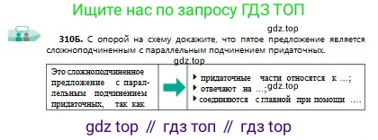 Русский язык, 9 класс Учебник, авторы: Сабитова Зинаида Какбаевна, Бейсембаев Амангельды Ракишевич, издательство Мектеп, Алматы, 2019, страница 196, номер 310, Условие (продолжение 2)