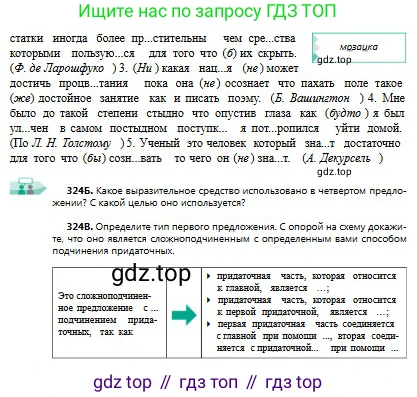 Русский язык, 9 класс Учебник, авторы: Сабитова Зинаида Какбаевна, Бейсембаев Амангельды Ракишевич, издательство Мектеп, Алматы, 2019, страница 204, номер 324, Условие (продолжение 2)