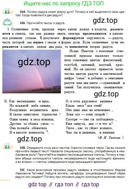 Русский язык, 10 класс Учебник, авторы: Сабитова Зинаида Какбаевна, Алтынбекова Ольга Баймухановна, издательство Мектеп, Алматы, 2019, страница 42, номер 56, Условие
