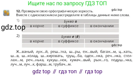 Русский язык, 10 класс Учебник, авторы: Султанова Айман Беккужевна, Бондаренко Марина Ивановна, Сарсенбекова Айслу Альтиевна, издательство Алматыкітап баспасы, Алматы, 2020, страница 25, номер 12, Условие
