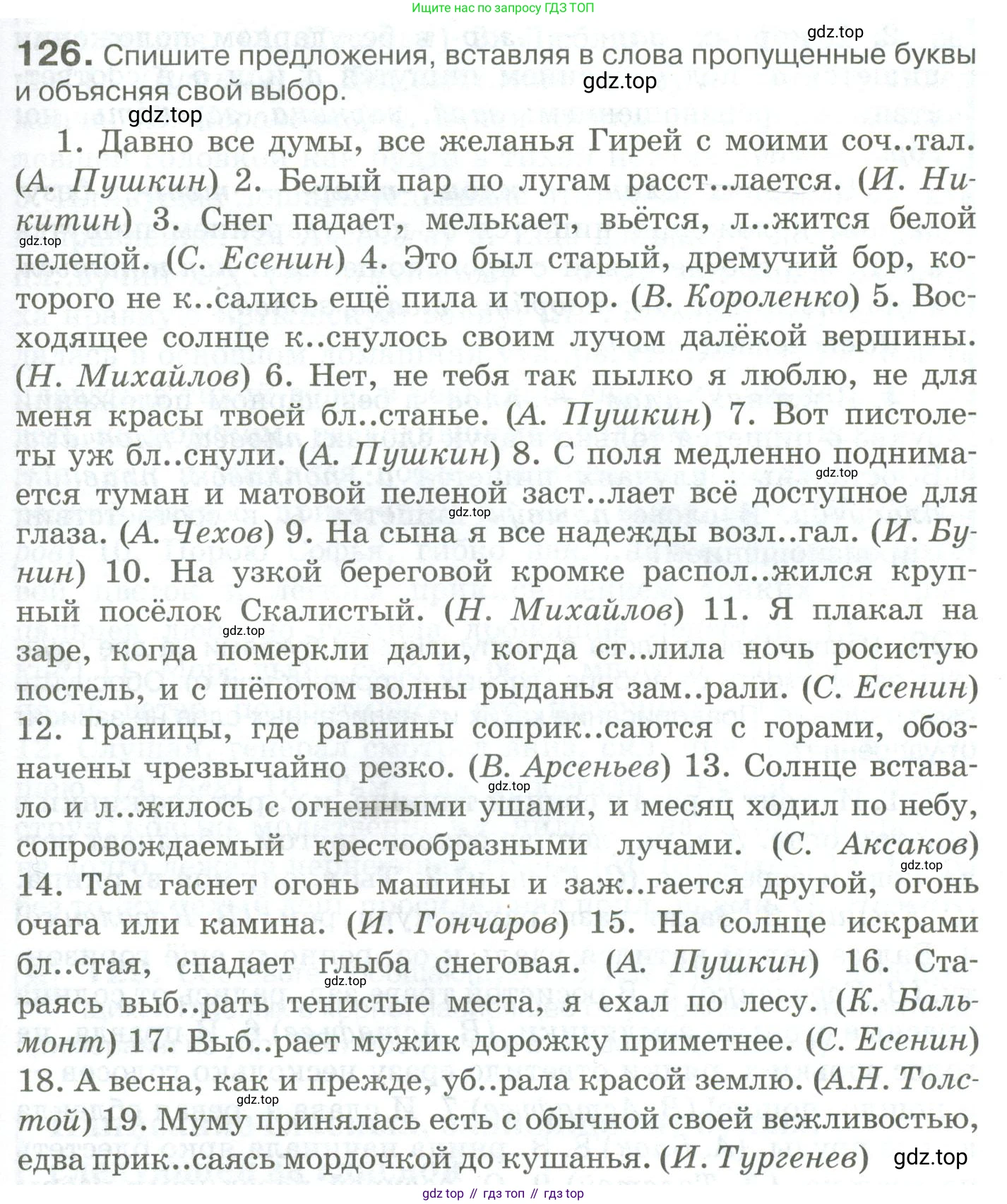 Русский язык, 10-11 класс Учебник, авторы: Гольцова Нина Григорьевна, Шамшин Игорь Викторович, Мищерина Марина Алексеевна, издательство Русское слово, Москва, 2022, белого цвета, Часть 1, страница 119, номер 126, Условие