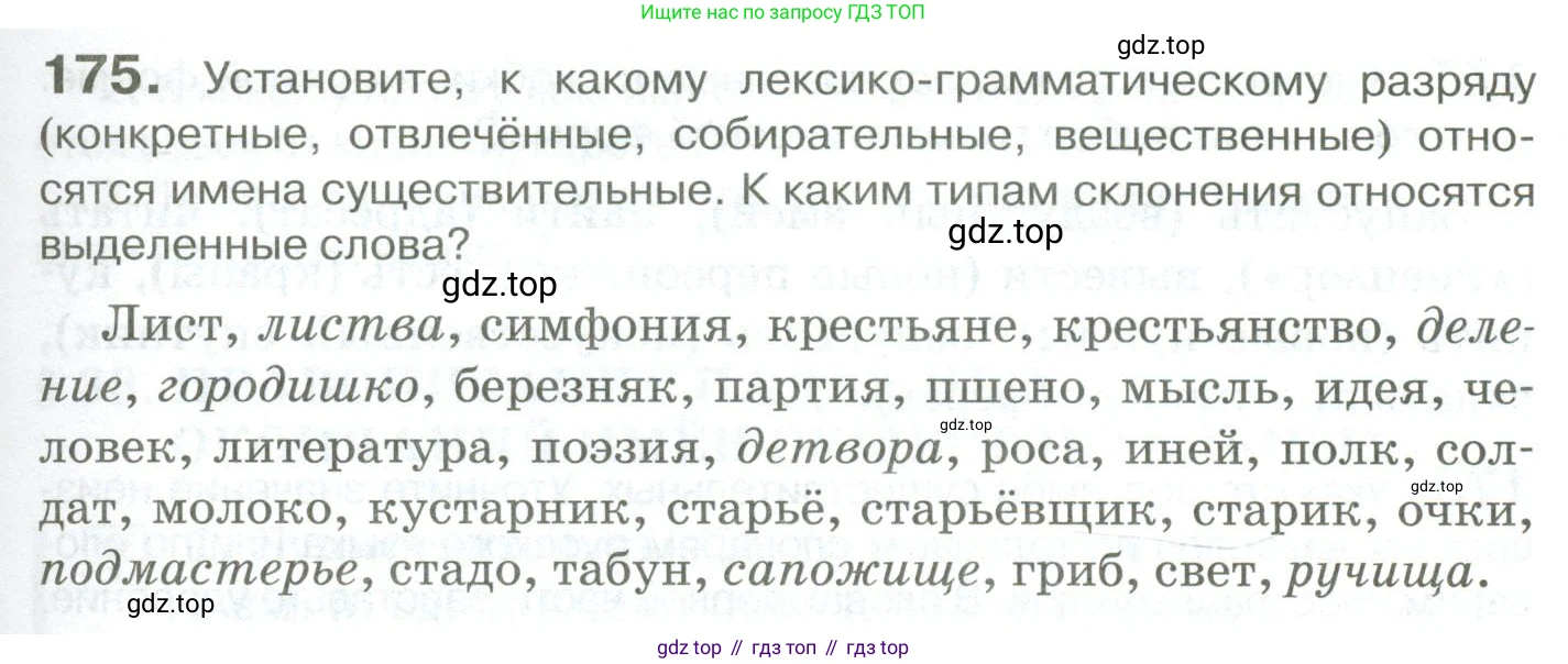 Русский язык, 10-11 класс Учебник, авторы: Гольцова Нина Григорьевна, Шамшин Игорь Викторович, Мищерина Марина Алексеевна, издательство Русское слово, Москва, 2022, белого цвета, Часть 1, страница 171, номер 175, Условие