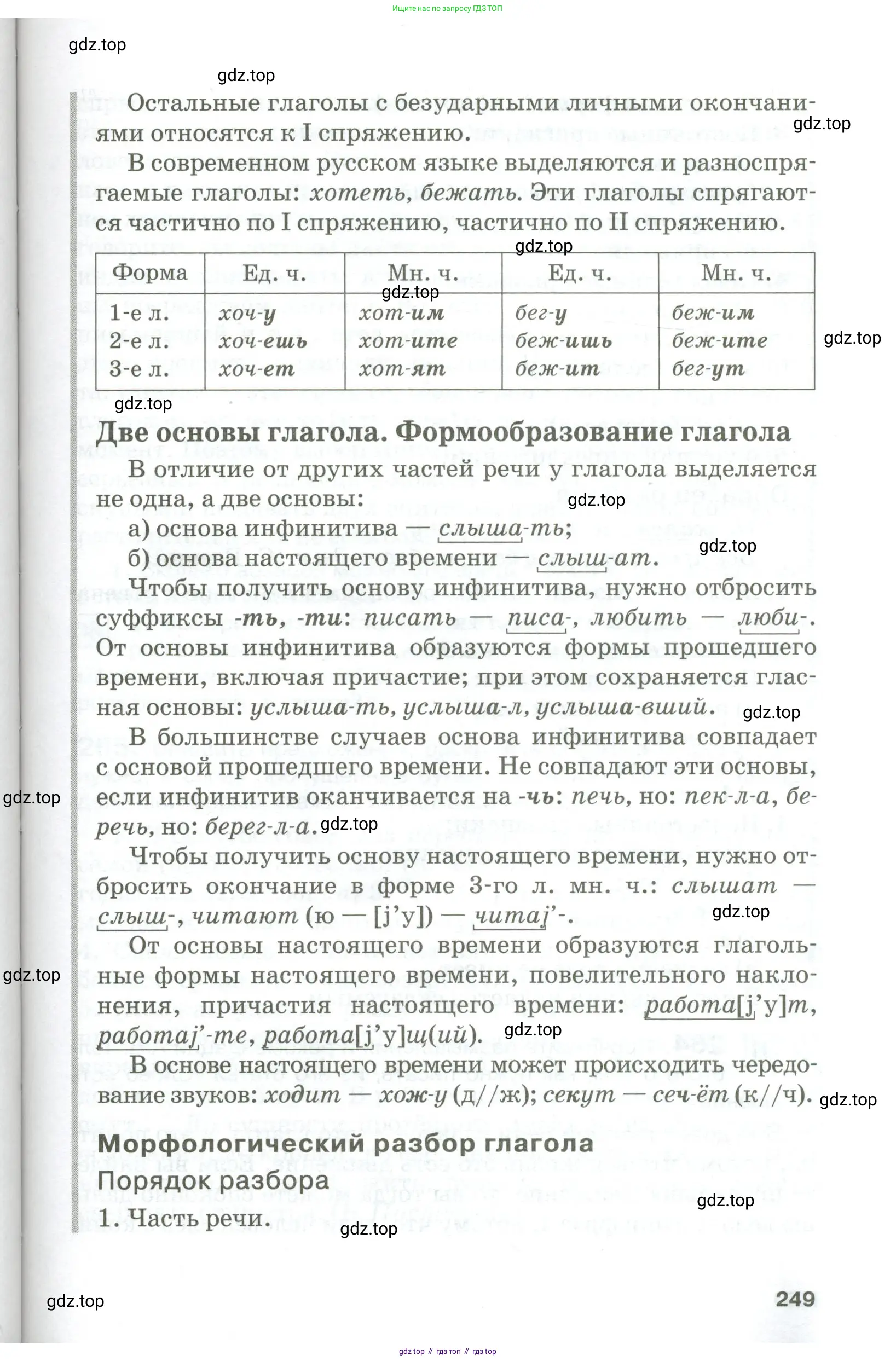 Русский язык, 10-11 класс Учебник, авторы: Гольцова Нина Григорьевна, Шамшин Игорь Викторович, Мищерина Марина Алексеевна, издательство Русское слово, Москва, 2022, белого цвета, страница 249