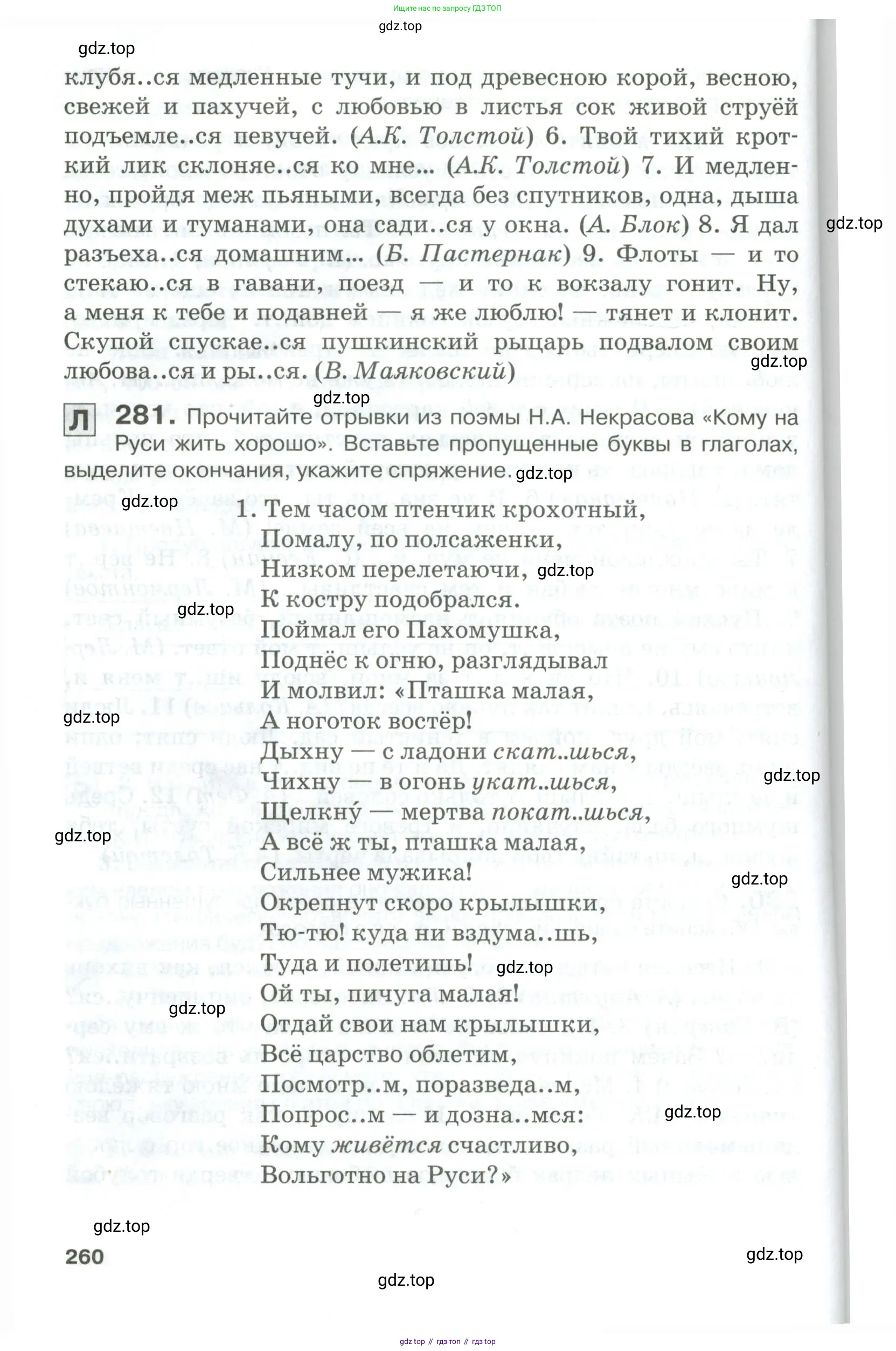 Русский язык, 10-11 класс Учебник, авторы: Гольцова Нина Григорьевна, Шамшин Игорь Викторович, Мищерина Марина Алексеевна, издательство Русское слово, Москва, 2022, белого цвета, Часть 1, страница 260