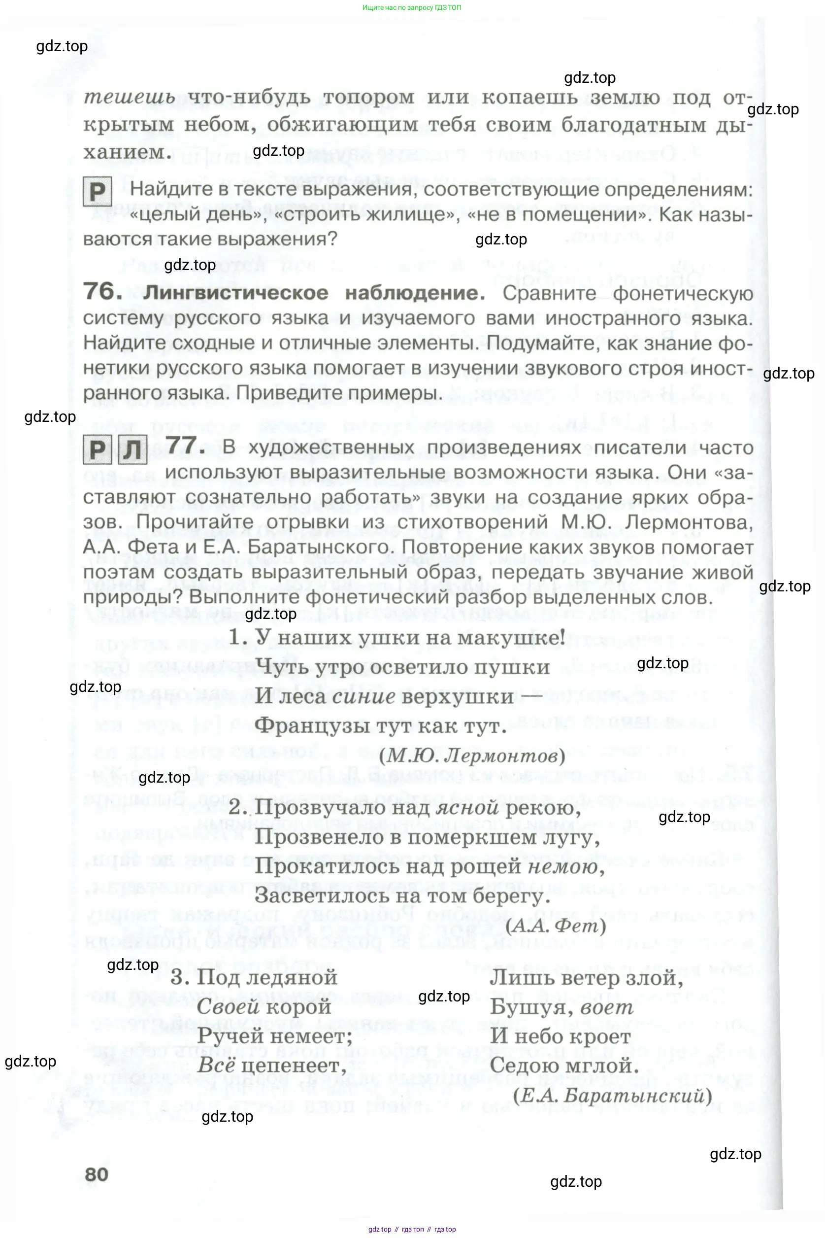 Русский язык, 10-11 класс Учебник, авторы: Гольцова Нина Григорьевна, Шамшин Игорь Викторович, Мищерина Марина Алексеевна, издательство Русское слово, Москва, 2022, белого цвета, Часть 1, страница 80
