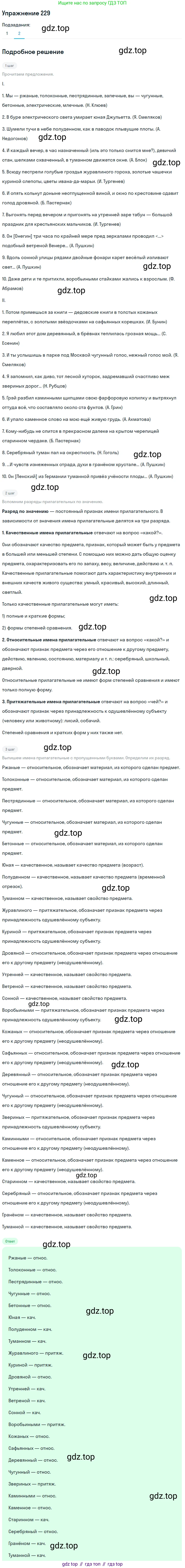 Русский язык, 10-11 класс Учебник, авторы: Гольцова Нина Григорьевна, Шамшин Игорь Викторович, Мищерина Марина Алексеевна, издательство Русское слово, Москва, 2022, белого цвета, Часть 1, страница 214, номер 229, Решение 2 (продолжение 2)