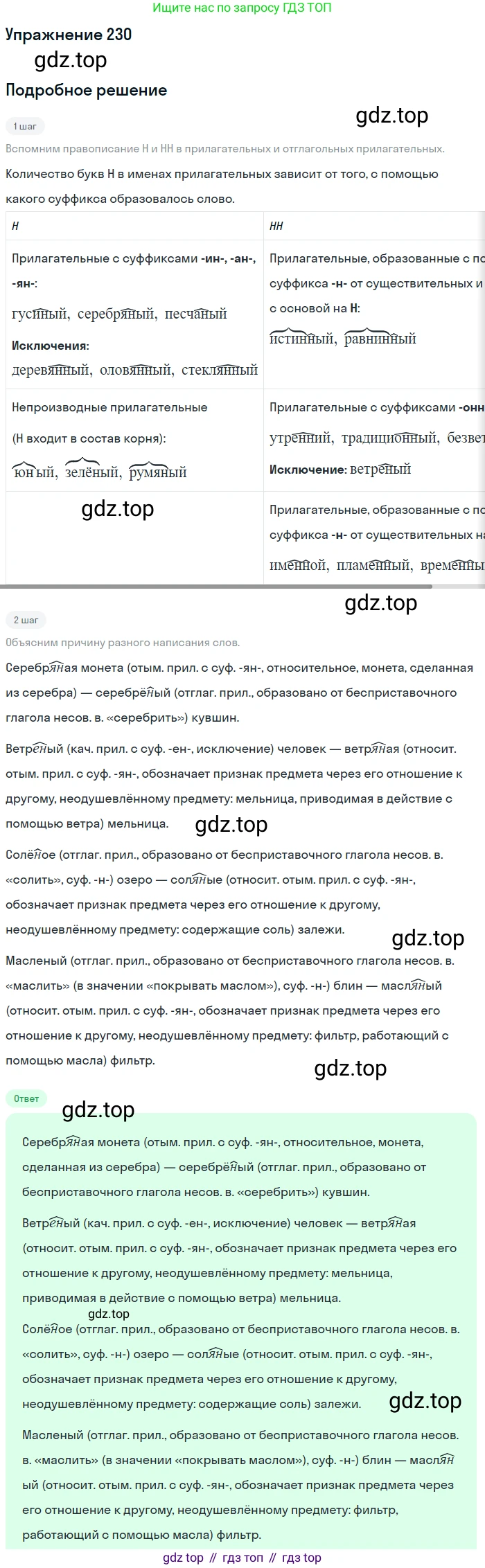 Русский язык, 10-11 класс Учебник, авторы: Гольцова Нина Григорьевна, Шамшин Игорь Викторович, Мищерина Марина Алексеевна, издательство Русское слово, Москва, 2022, белого цвета, Часть 1, страница 215, номер 230, Решение 2