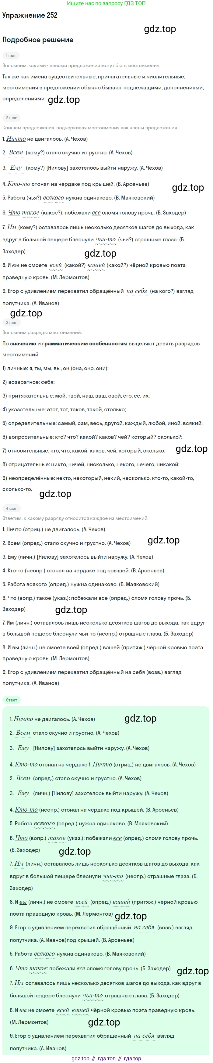 Русский язык, 10-11 класс Учебник, авторы: Гольцова Нина Григорьевна, Шамшин Игорь Викторович, Мищерина Марина Алексеевна, издательство Русское слово, Москва, 2022, белого цвета, Часть 1, страница 238, номер 252, Решение 2
