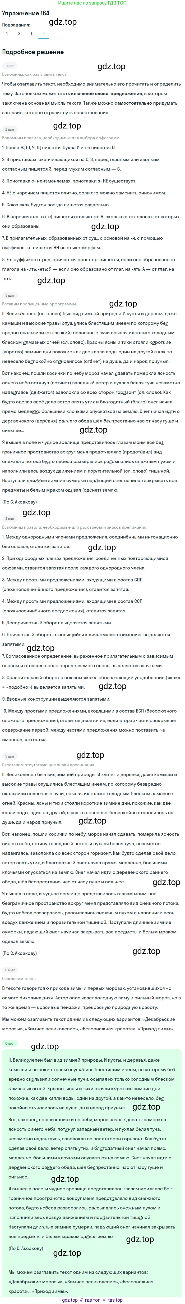 Русский язык, 10-11 класс Учебник, авторы: Гольцова Нина Григорьевна, Шамшин Игорь Викторович, Мищерина Марина Алексеевна, издательство Русское слово, Москва, 2022, белого цвета, Часть 2, страница 228, номер 164, Решение 2 (продолжение 4)