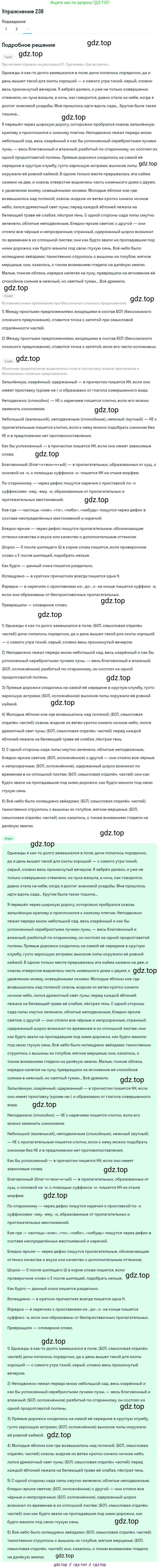 Русский язык, 10-11 класс Учебник, авторы: Гольцова Нина Григорьевна, Шамшин Игорь Викторович, Мищерина Марина Алексеевна, издательство Русское слово, Москва, 2022, белого цвета, Часть 2, страница 324, номер 238, Решение 2 (продолжение 3)
