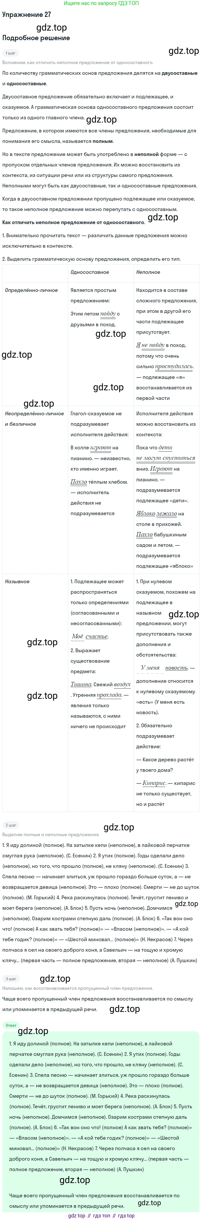 Русский язык, 10-11 класс Учебник, авторы: Гольцова Нина Григорьевна, Шамшин Игорь Викторович, Мищерина Марина Алексеевна, издательство Русское слово, Москва, 2022, белого цвета, Часть 2, страница 34, номер 27, Решение 2