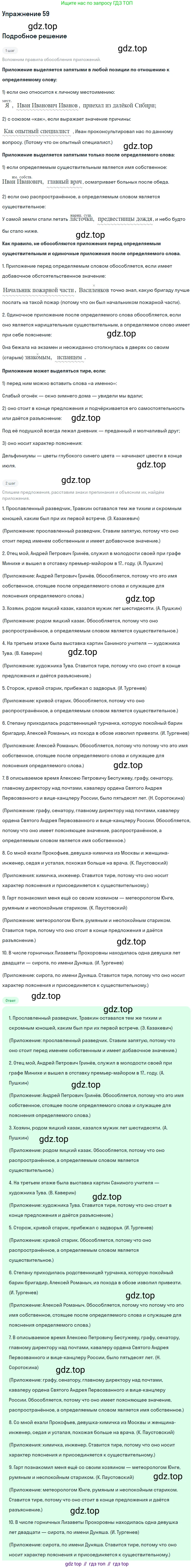 Русский язык, 10-11 класс Учебник, авторы: Гольцова Нина Григорьевна, Шамшин Игорь Викторович, Мищерина Марина Алексеевна, издательство Русское слово, Москва, 2022, белого цвета, Часть 2, страница 80, номер 59, Решение 2