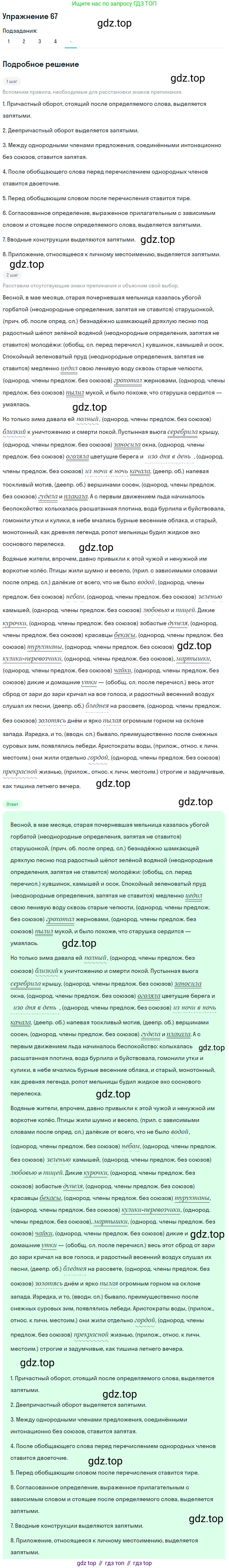 Русский язык, 10-11 класс Учебник, авторы: Гольцова Нина Григорьевна, Шамшин Игорь Викторович, Мищерина Марина Алексеевна, издательство Русское слово, Москва, 2022, белого цвета, Часть 2, страница 91, номер 67, Решение 2 (продолжение 5)